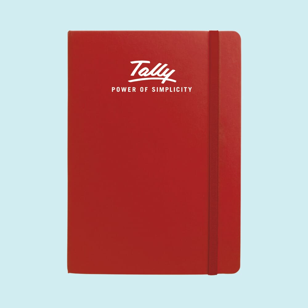 Fluct Journal A5 Notebook- Red- 160 Pages